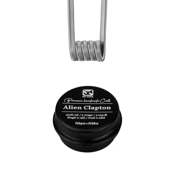 Alien Clapton Ni80+Ni90 0.15Ω Handmade (2pcs) - BD Vape