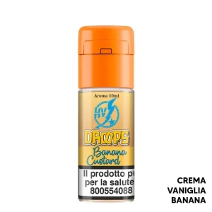BANANA CUSTARD – Drops – Aroma Concentrato 10ml – Flavourart