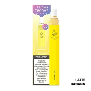 BANANA MILK – T600 V2 – Pod Mod Usa e Getta – Elfbar