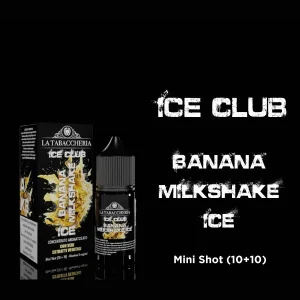BANANA MILKSHAKE ICE – Ice Club – Aroma Mini Shot 10+10 – La Tabaccheria