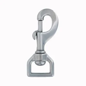 Barcoded 017 Flat Swivel Snap, 1", Chrome Brass
