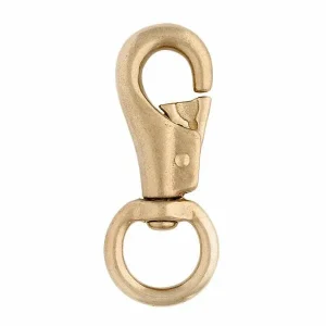 Barcoded 3142 Bull Snap, 1", Solid Brass