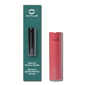Batteria Ovale eGo-Duo – 800 mAh – ROSSO