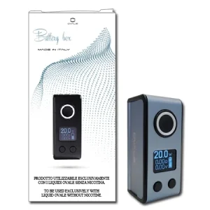 Battery Box Ovale – 900 mAh – GRIGIO/BLU