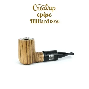 BILLIARD Epipe 18350 – Zebrano – CrèaVap