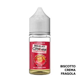 BISQUIT CREAM STRAWBERRY – Mix Series 10ml – King Liquid