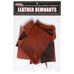 Black and Bridle Leather Remnant Bag