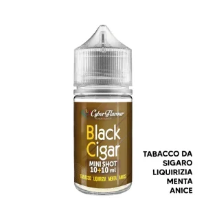 BLACK CIGAR – Aroma Mini Shot 10+10 – Cyber Flavour