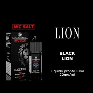 BLACK LION 20mg – Lion – Liquido Pronto 10ml – La Tabaccheria