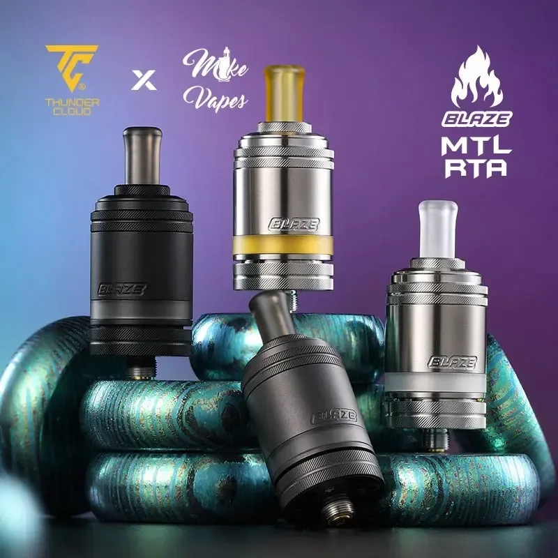 Blaze MTL RTA 3ml 22mm – Thunder Cloud x Mike Vapes - Image 2