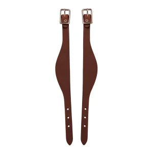 Bridle Leather Fender Hobbles, Flared