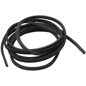Chrome Tanned Leather Lace, Black, 3/16" x 72"