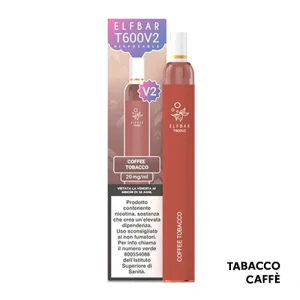 COFFEE TOBACCO – T600 V2 – Pod Mod Usa e Getta – Elfbar