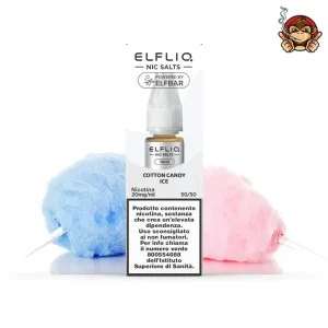 Cotton Candy Ice – Liquido Pronto 10ml Sali di Nicotina – ElfLiq