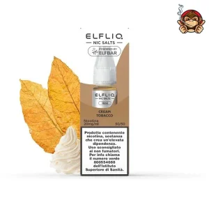 Cream Tobacco – Liquido Pronto 10ml Sali di Nicotina – ElfLiq