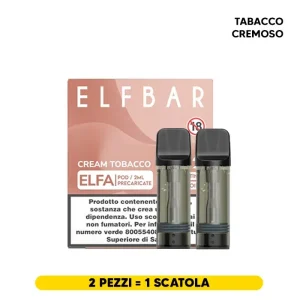 CREAM TOBACCO – Pod Precaricata ELFA – Elf Bar