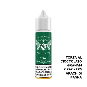 DON JUAN CAFE – Liquido Scomposto 20ml – Kings Crest