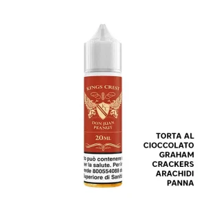 DON JUAN PEANUT – Liquido Scomposto 20ml – Kings Crest