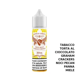 DON JUAN TABACO HONEY – Liquido Scomposto 20ml – Kings Crest
