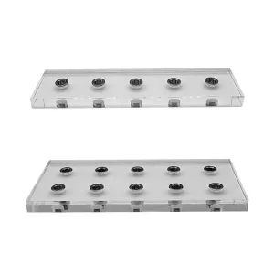 Espositore in plastica trasparente a 5/10 slot (attacco 510)