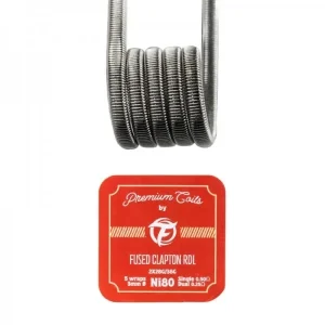 Fused Clapton RDL Ni80 0.50Ω New Version (10pcs) - Fumytech