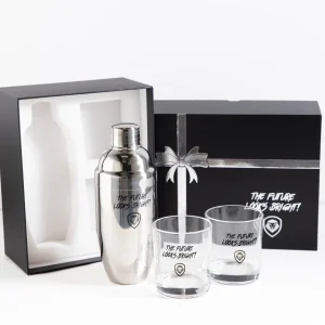 Future Looks Bright Silver Cocktail Gift Set