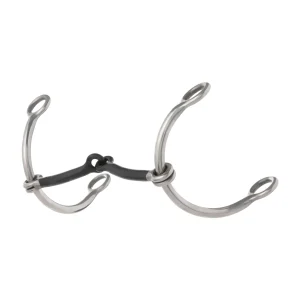 Gag Bit, Smooth Sweet iron Snaffle Moouth