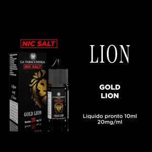 GOLD LION 20mg – Lion – Liquido Pronto 10ml – La Tabaccheria