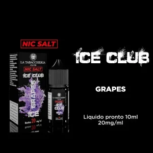 GRAPES ICE 20mg – Ice Club – Liquido Pronto 10ml – La Tabaccheria