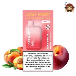 JUICY PEACH – Lost Mary BM600 – Pod Mod Usa e Getta – Elfbar