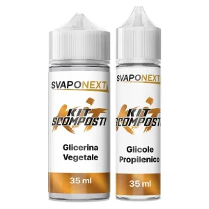 Kit Basi Scomposte – KIT ARANCIONE 70ML 50/50 (35+35) – SvapoNext