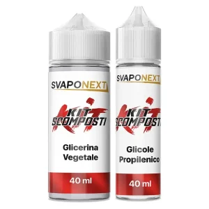 Kit Basi Scomposte – KIT ROSSO 80ML 50/50 (40+40) – SvapoNext