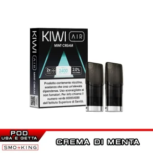 Kiwi Air MINT CREAM Pod Precaricate 2ML 2pz Kiwi Vapor