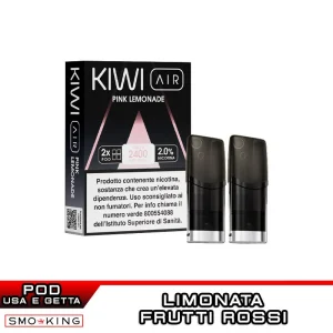 Kiwi Air PINK LEMONADE Pod Precaricate 2ML 2pz Kiwi Vapor