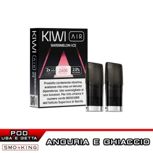 Kiwi Air WATERMELON ICE Pod Precaricate 2ML 2pz Kiwi Vapor