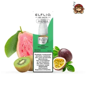 Kiwi Passion Fruit Guava – Liquido Pronto 10ml Sali di Nicotina – ElfLiq