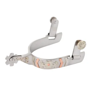 Ladies Spur with Floral Design