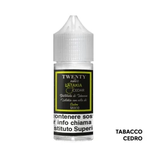 LATAKIA E CEDAR – Twenty Notes – Mix Series 10ml – TNT Vape