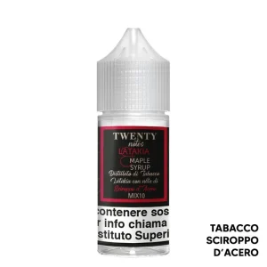 LATAKIA E MAPLE SYRUP – Twenty Notes – Mix Series 10ml – TNT Vape