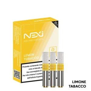 LEMON TOBACCO – Pod Precaricate Nexi – (3 Pezzi) – Aspire