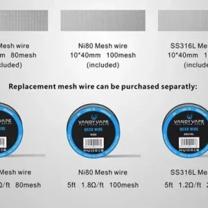 Mesh Wire per Mesh RDA - Vandy Vape