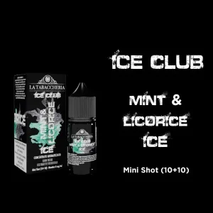MINT & LICORICE ICE – Ice Club – Aroma Mini Shot 10+10 – La Tabaccheria