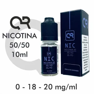 Nicotina 50/50 20mg/ml 10ml – QR Flavour