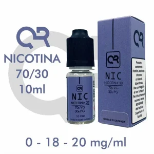 Nicotina 70/30 20mg/ml 10ml – QR Flavour