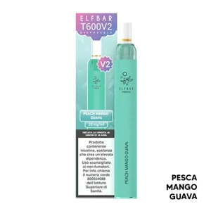 PEACH MANGO GUAVA – T600 V2 – Pod Mod Usa e Getta – Elfbar