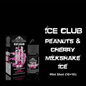 PEANUTS & CHERRY MILKSHAKE ICE – Ice Club – Aroma Mini Shot 10+10 – La Tabaccheria