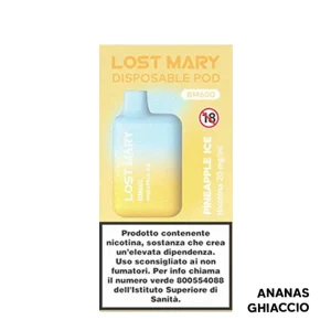 PINEAPPLE ICE – Lost Mary BM600 – Pod Mod Usa e Getta – Elfbar