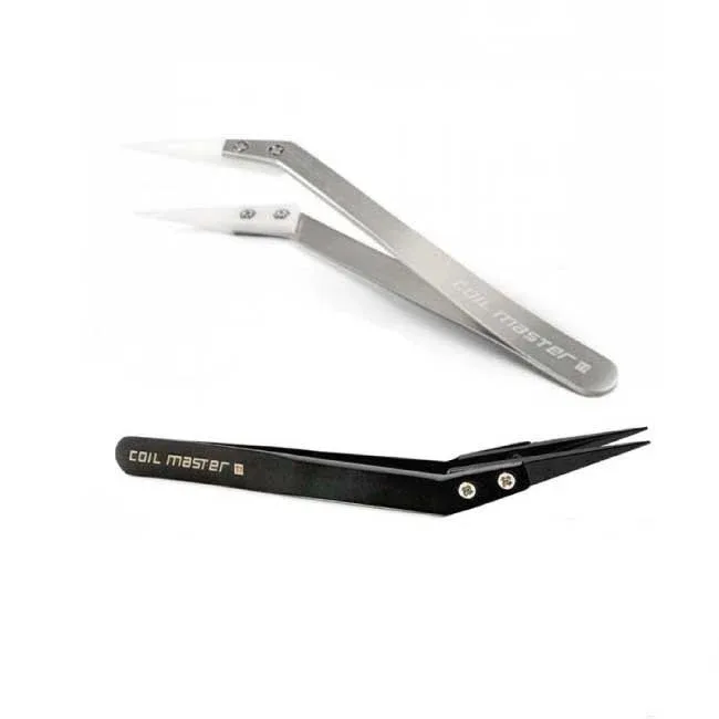 PINZETTA PUNTE CURVE IN CERAMICA - COIL MASTER