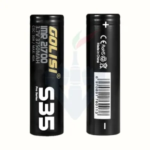 S35 INR 21700 3750mAh 30A Scatola da 2 Pezzi