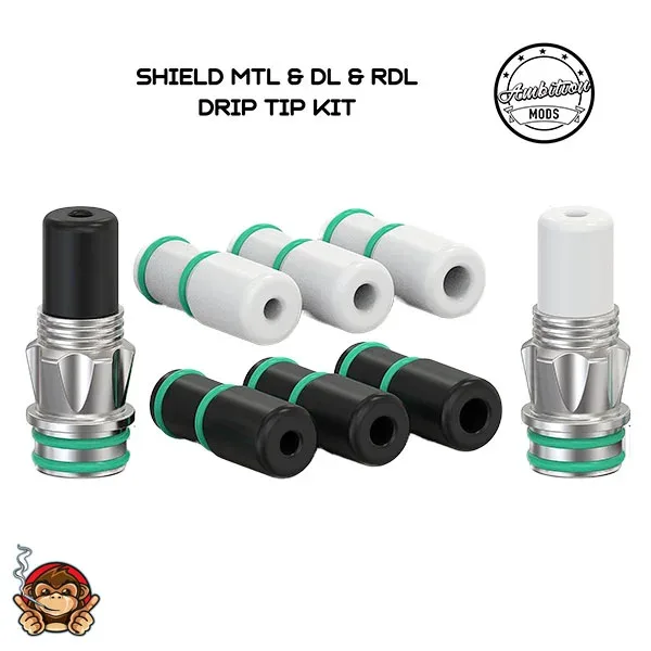 Shield Drip Tip MTL DL RDL – Ambition Mods